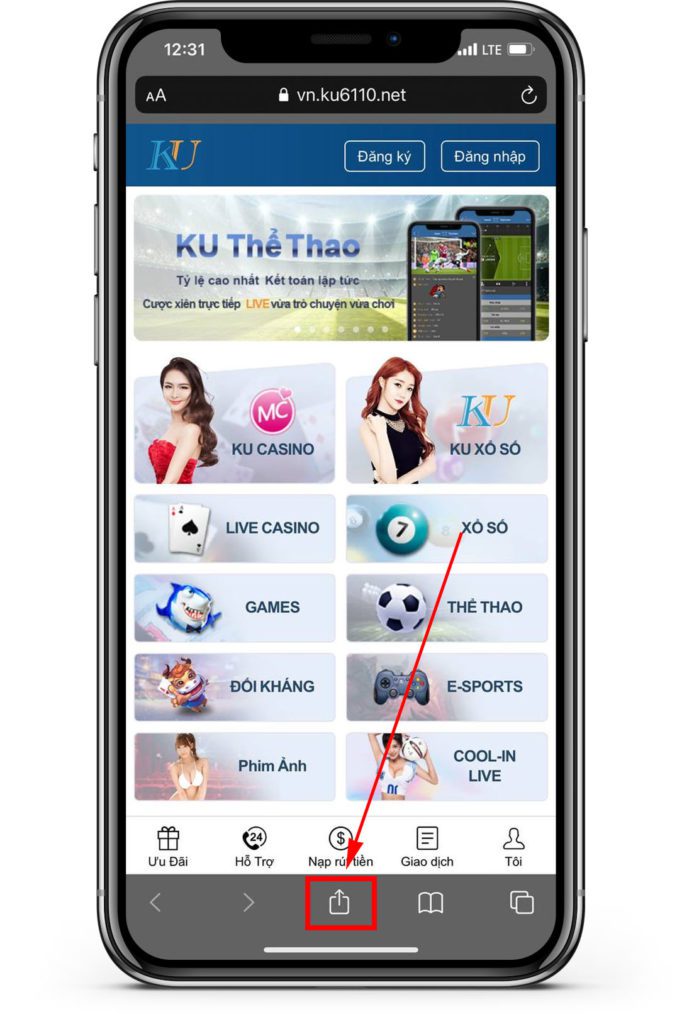 Hướng dẫn tải app Kubet trên IOS